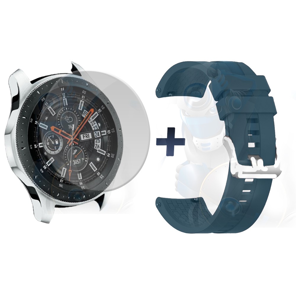 Vidrio Templado Y Correa Smartwatch Reloj Inteligente Samsung Galaxy Watch 46mm | OPTIMUS TECHNOLOGY™ | CRR-VTP-GX-WCH-46 |