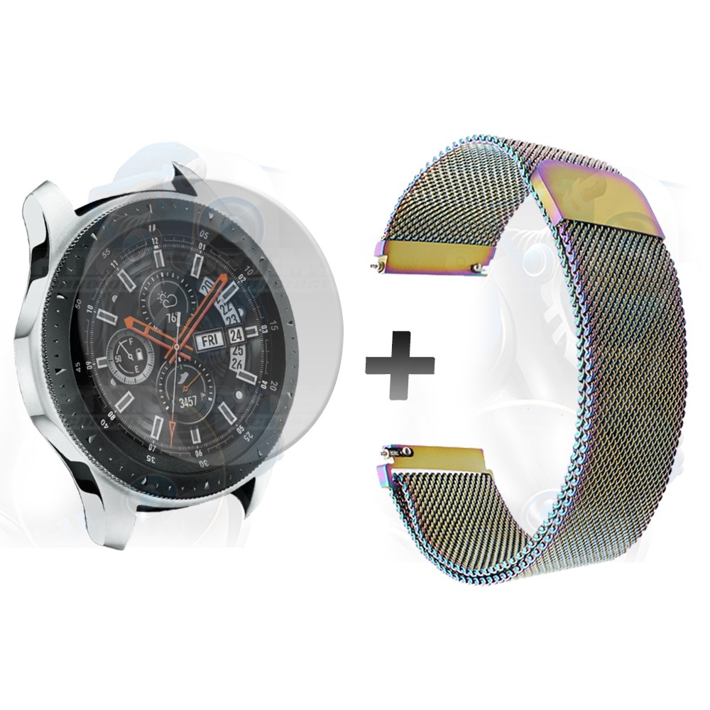 Kit Manilla Pulso Correa Magnética de color Y Vidrio Templado Samsung Galaxy Watch 46mm OPTIMUS TECHNOLOGY™ - 13