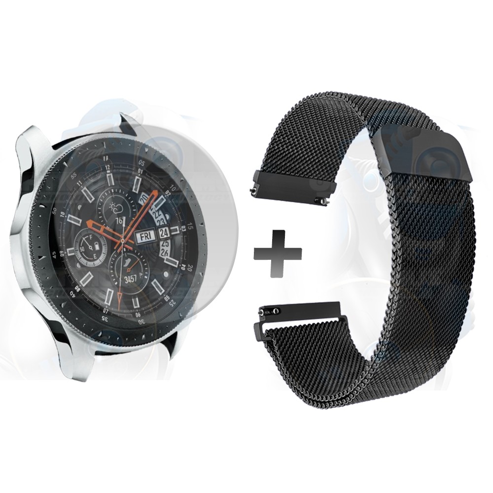 Kit Manilla Pulso Correa Magnética de color Y Vidrio Templado Samsung Galaxy Watch 46mm OPTIMUS TECHNOLOGY™ - 17