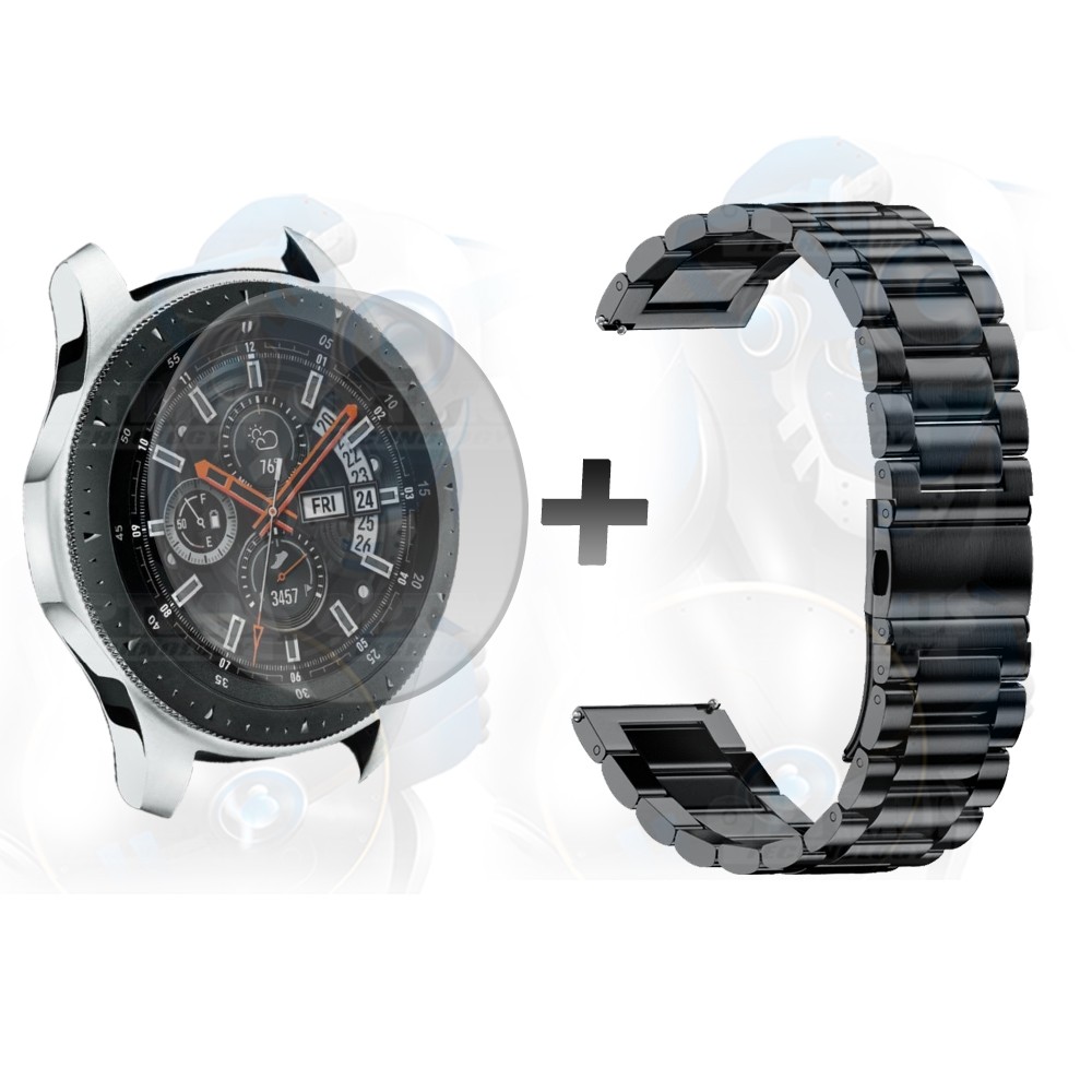 Vidrio Templado Y Correa De Metal Smartwatch Reloj Inteligente Samsung Galaxy Watch 46mm OPTIMUS TECHNOLOGY™ - 5