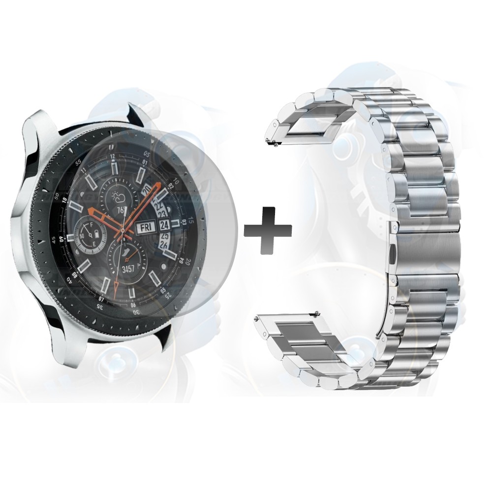 Vidrio Templado Y Correa De Metal Smartwatch Reloj Inteligente Samsung Galaxy Watch 46mm OPTIMUS TECHNOLOGY™ - 9