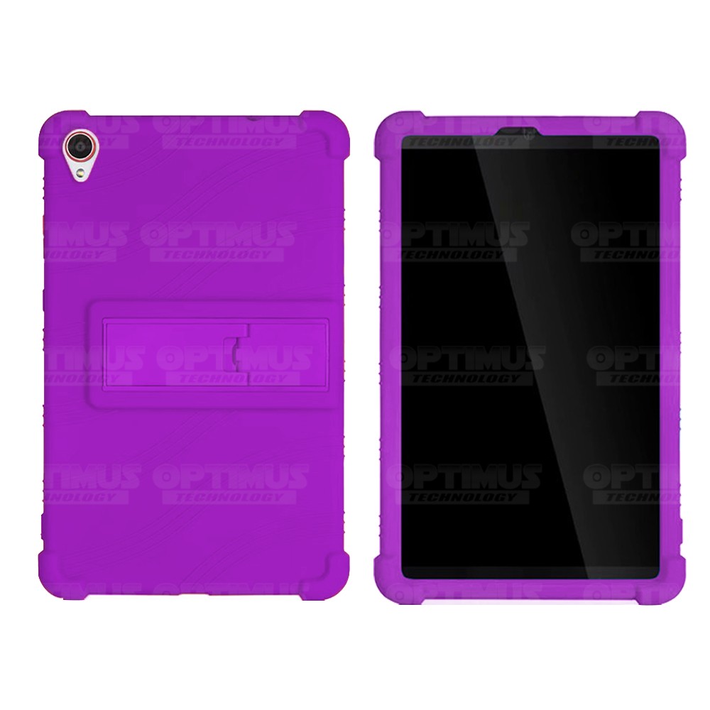 Estuche Case protector de goma Tablet Lenovo Tab M8 8505x / x8505f Anti golpes con soporte OPTIMUS TECHNOLOGY™ - 13