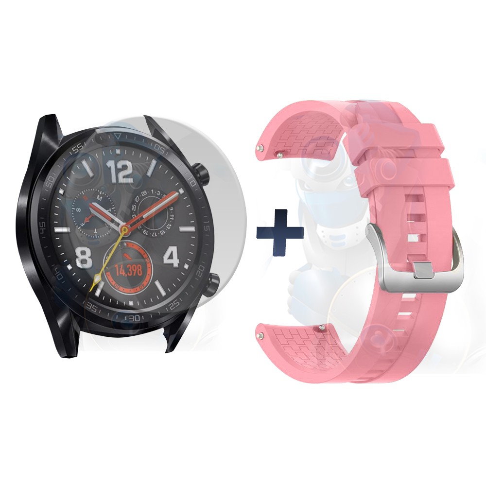 Vidrio Templado Y Correa Smartwatch Reloj Inteligente Huawei Gt 46mm | OPTIMUS TECHNOLOGY™ | CRR-VTP-HW-GT-46 |