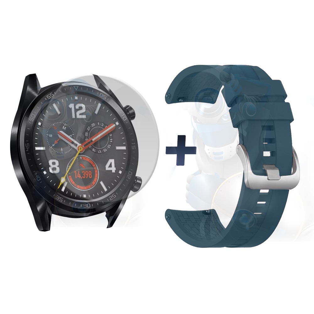 Vidrio Templado Y Correa Smartwatch Reloj Inteligente Huawei Gt 46mm | OPTIMUS TECHNOLOGY™ | CRR-VTP-HW-GT-46 |