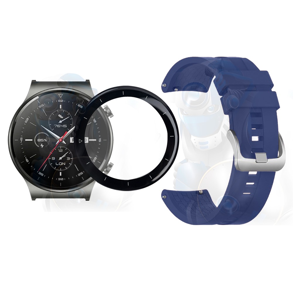 Vidrio Templado Cerámico Y Correa Smartwatch Reloj Inteligente Huawei GT2 PRO | OPTIMUS TECHNOLOGY™ | CRR-VTP-HW-GT2PRO |
