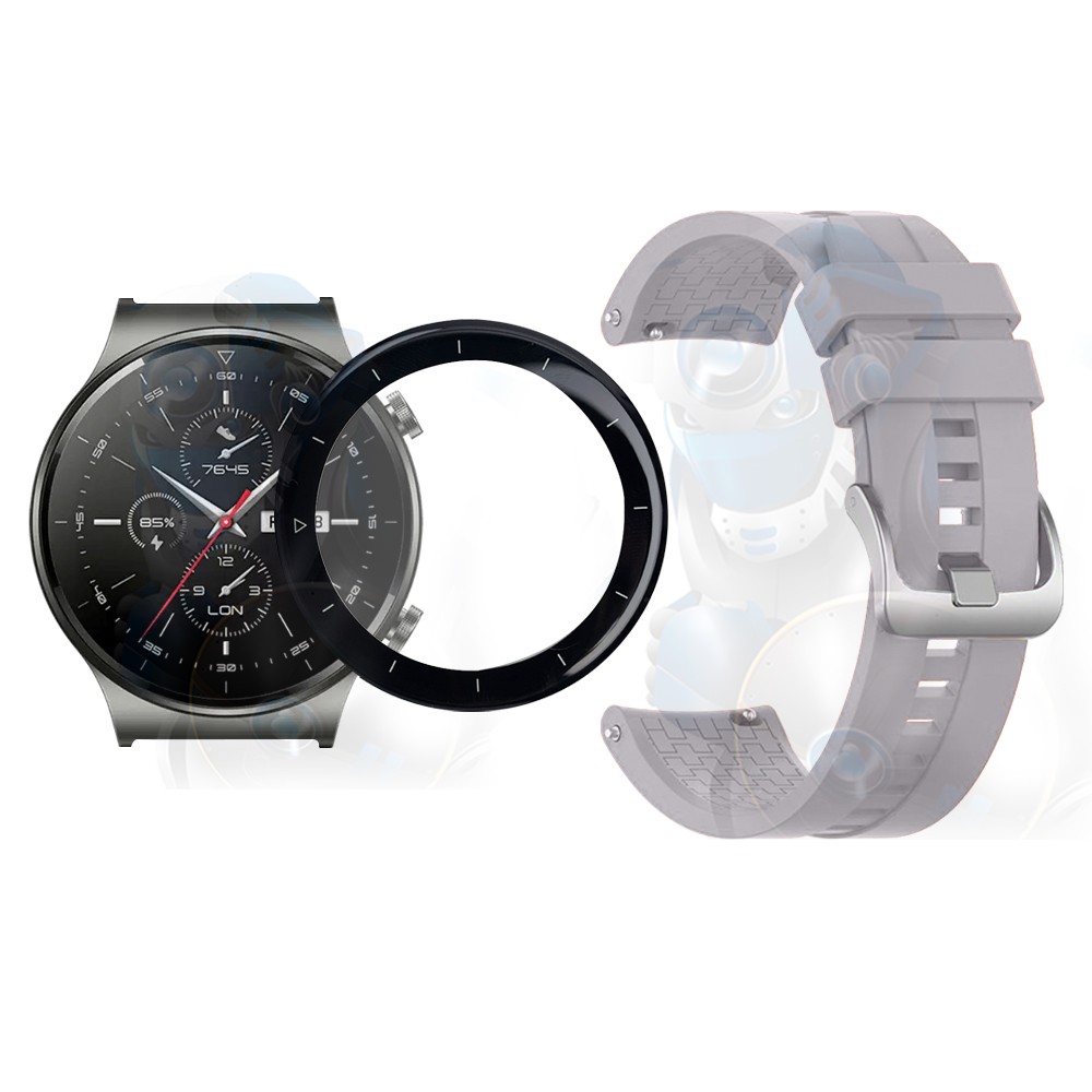 Vidrio Templado Cerámico Y Correa Smartwatch Reloj Inteligente Huawei GT2 PRO | OPTIMUS TECHNOLOGY™ | CRR-VTP-HW-GT2PRO |