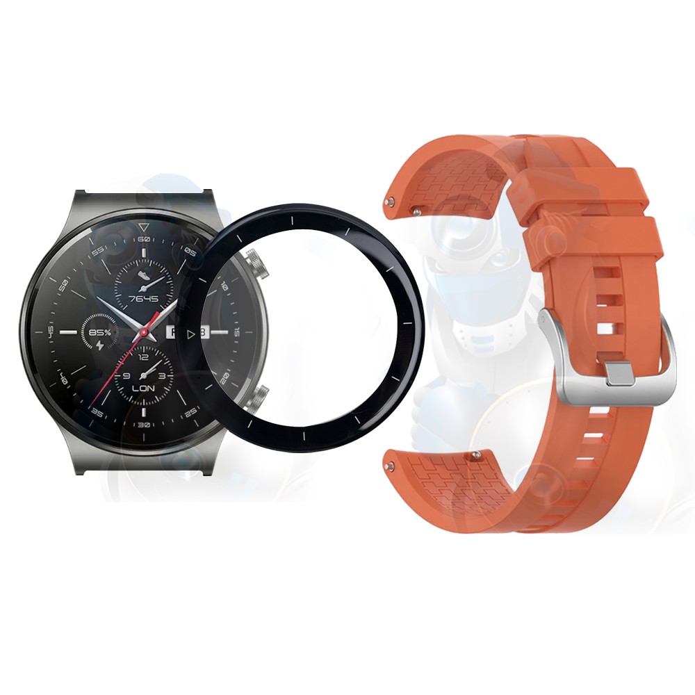Vidrio Templado Cerámico Y Correa Smartwatch Reloj Inteligente Huawei GT2 PRO | OPTIMUS TECHNOLOGY™ | CRR-VTP-HW-GT2PRO |