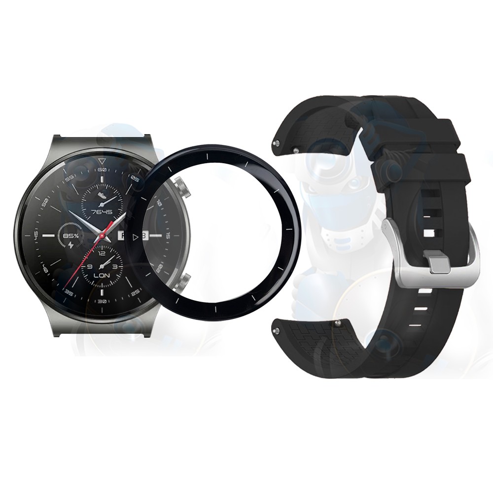 Vidrio Templado Cerámico Y Correa Smartwatch Reloj Inteligente Huawei GT2 PRO | OPTIMUS TECHNOLOGY™ | CRR-VTP-HW-GT2PRO |