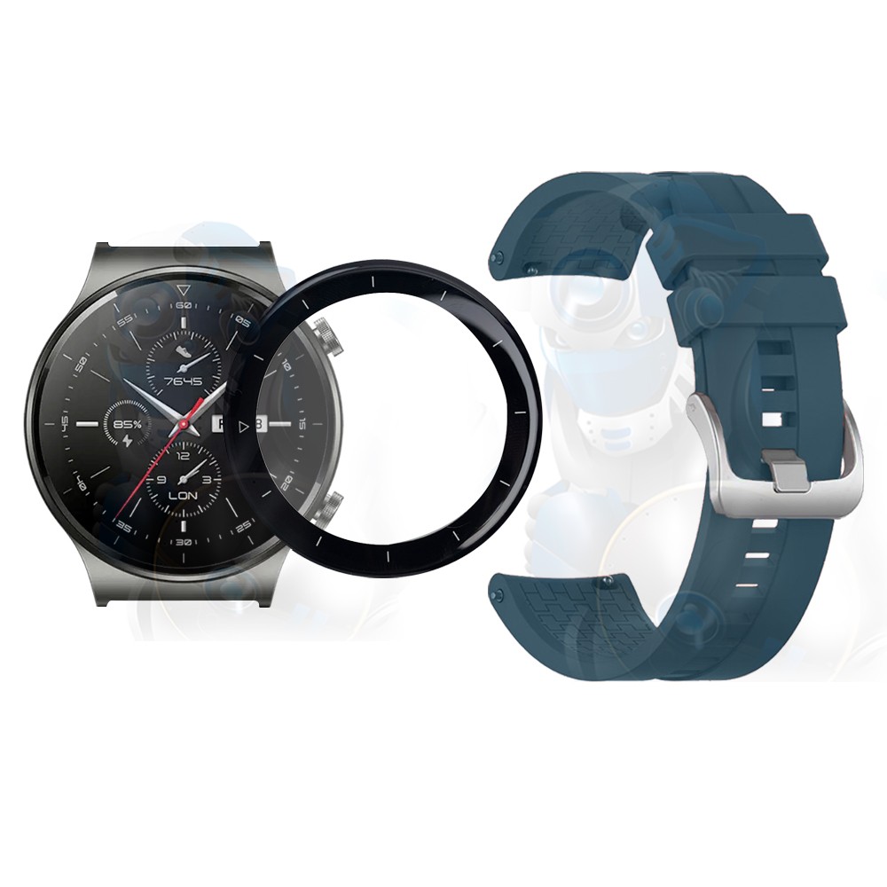 Vidrio Templado Cerámico Y Correa Smartwatch Reloj Inteligente Huawei GT2 PRO | OPTIMUS TECHNOLOGY™ | CRR-VTP-HW-GT2PRO |
