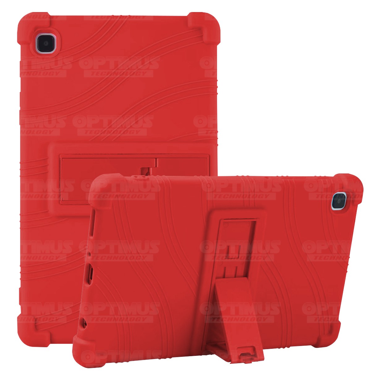 Estuche Case protector de goma Tablet Samsung Galaxy Tab A7 Lite 8.7 2021 T220 - T225 Anti golpes con soporte OPTIMUS TECHNOLOGY