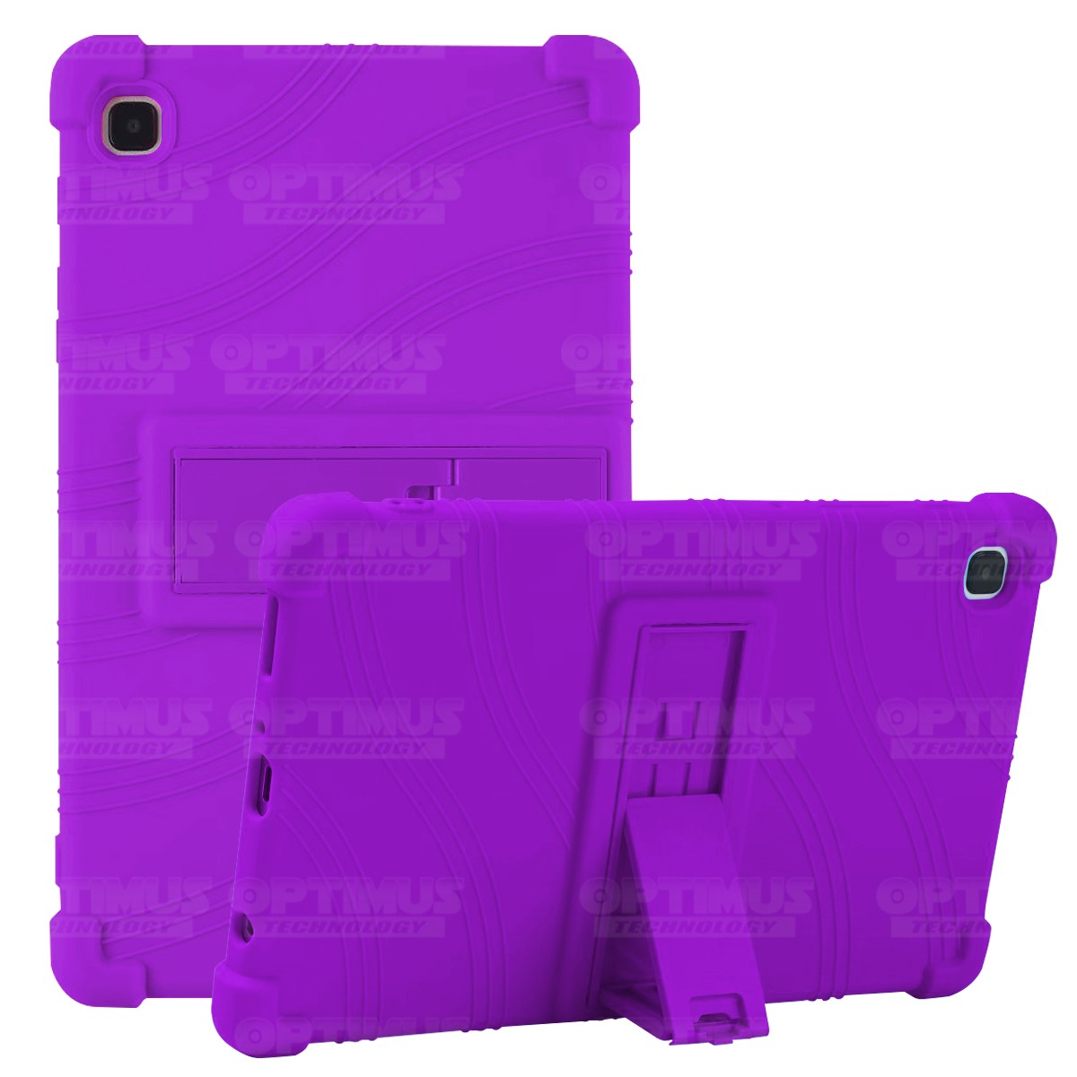 Estuche Case protector de goma Tablet Samsung Galaxy Tab A7 Lite 8.7 2021 T220 - T225 Anti golpes con soporte OPTIMUS TECHNOLOGY