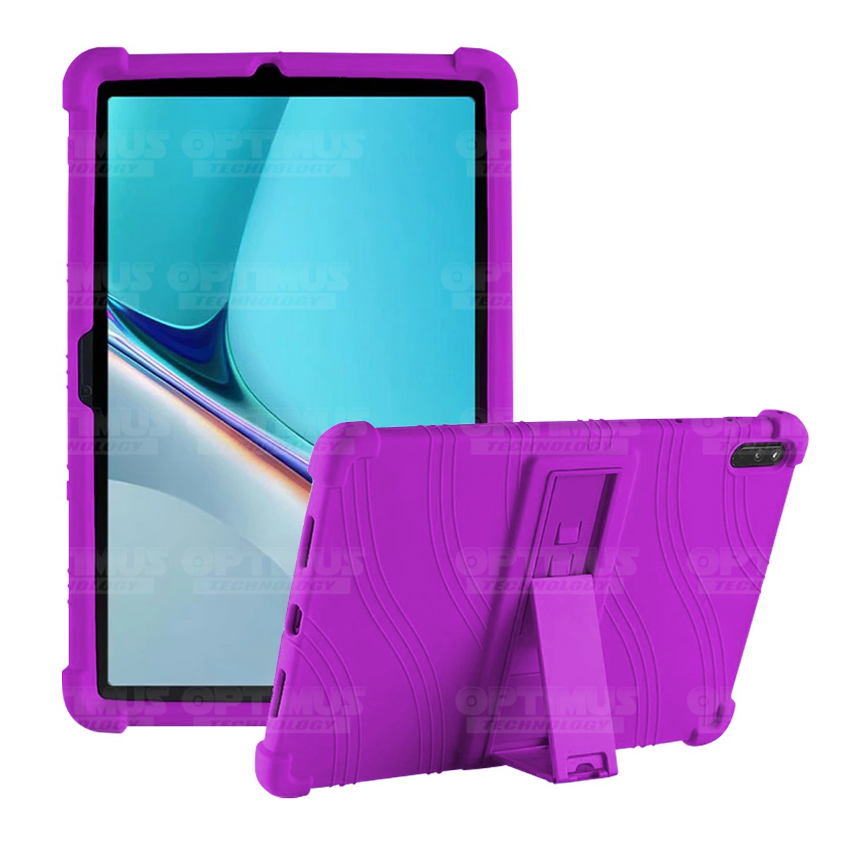 Estuche Case protector de goma Tablet Huawei MatePad 11 2021 DBY-W09 - DBY-L09 Anti golpes con soporte