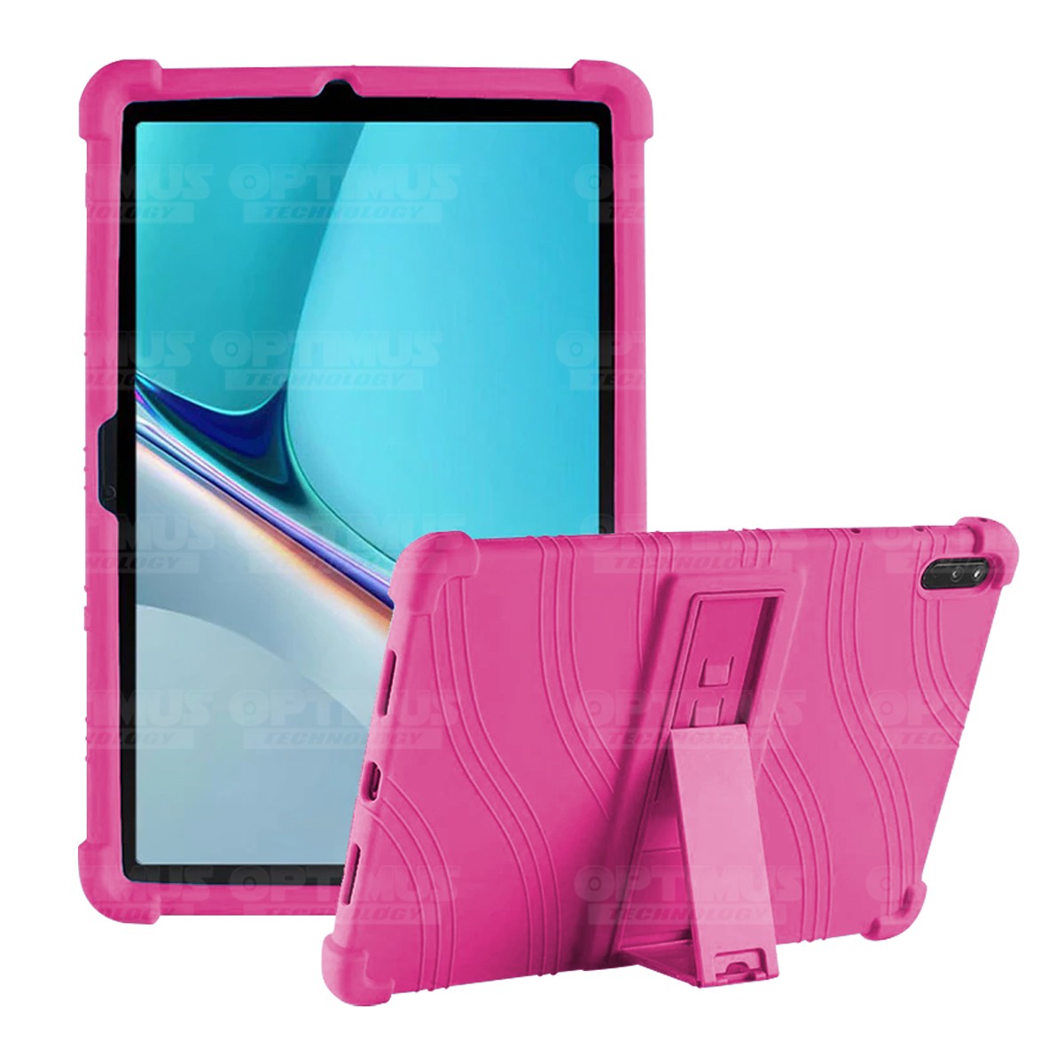 Estuche Case protector de goma Tablet Huawei MatePad 11 2021 DBY-W09 - DBY-L09 Anti golpes con soporte OPTIMUS TECHNOLOGY™ - 10
