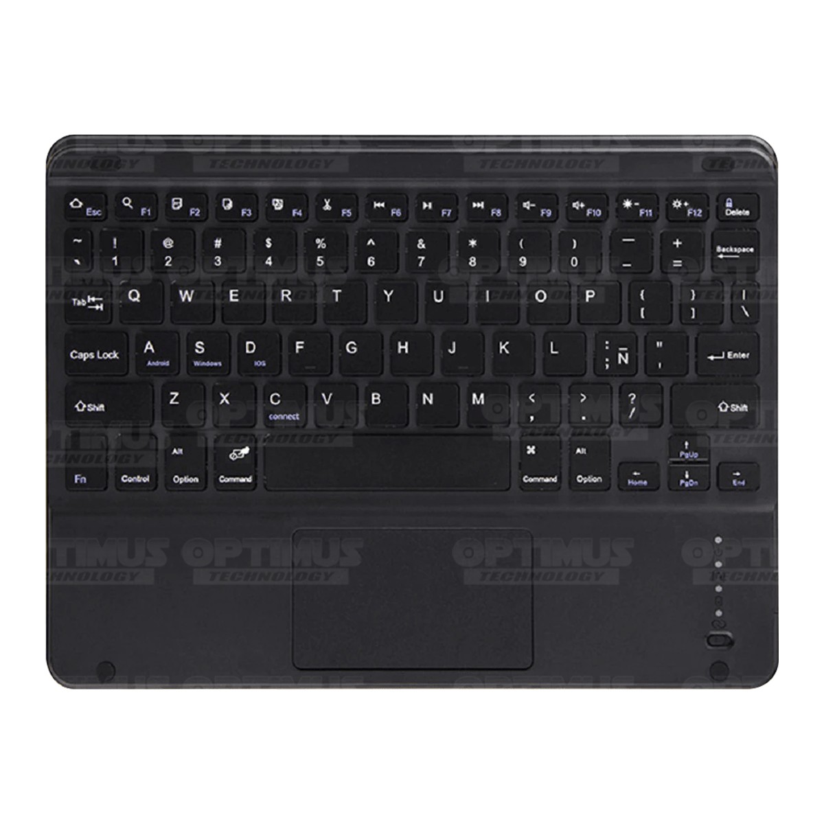Kit teclado con Mouse Touchpad Bluetooth para PC - Tablet - Celular Android iOS Windows Ultra delgado OPTIMUS TECHNOLOGY™ - 1