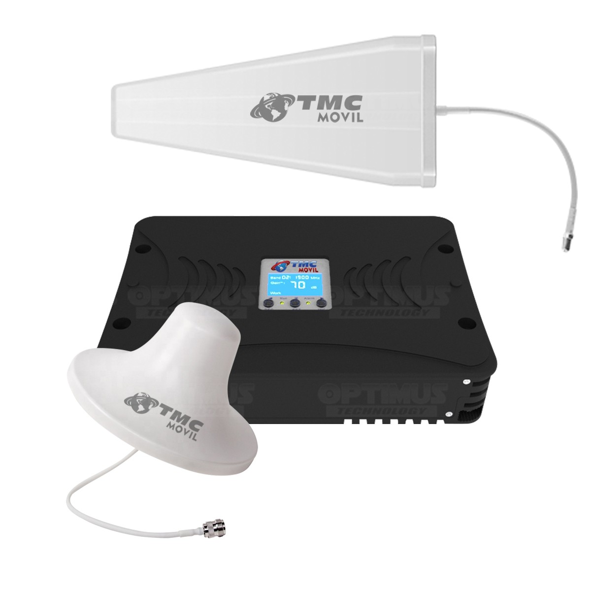 KIT Amplificador De Señal Celular TMC Signal FORCE Repetidor Redes 4GLTE con antenas | TMC MOVIL | 669553 |