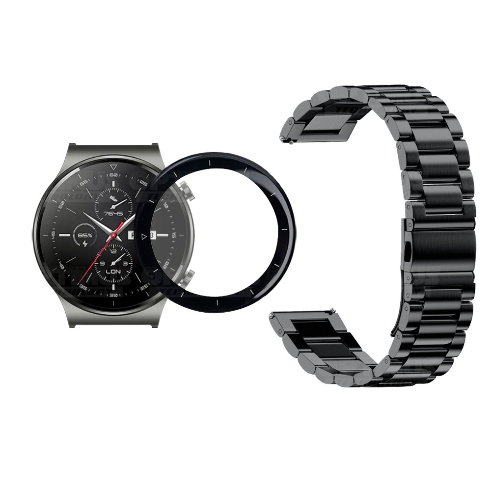 Vidrio Templado Cerámico Y Correa de Metal Acero Inoxidable Smartwatch Reloj Inteligente Huawei GT2 PRO OPTIMUS TECHNOLOGY™ - 5