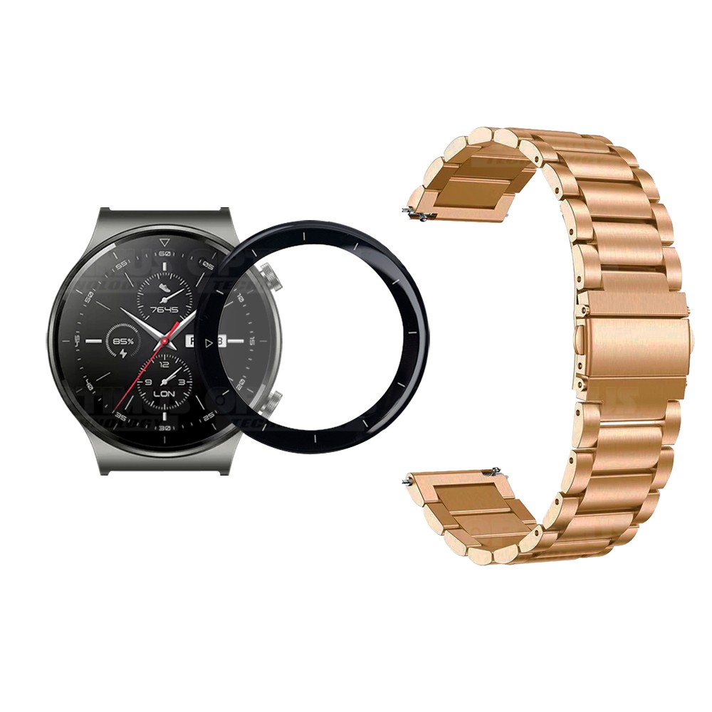Vidrio Templado Cerámico Y Correa de Metal Acero Inoxidable Smartwatch Reloj Inteligente Huawei GT2 PRO OPTIMUS TECHNOLOGY™ - 17