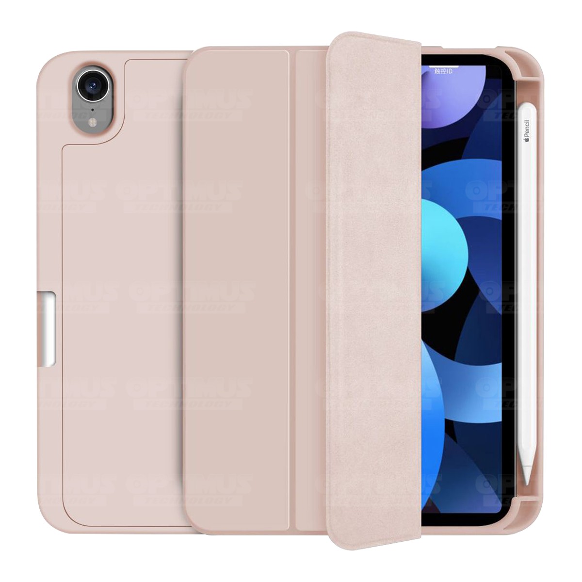 Estuche Case Protector Con Tapa Tablet IPad Mini 6 2021 con portalápiz | OPTIMUS TECHNOLOGY™ | EST-IPD-MNI-6-2021 |