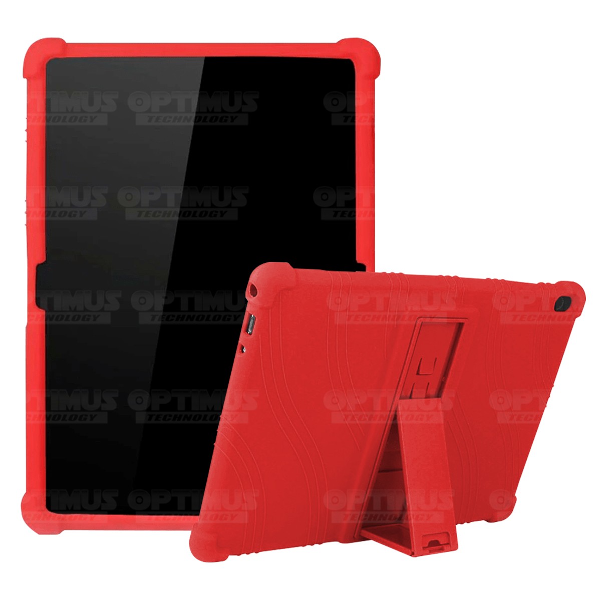 Estuche Case protector de goma Tablet Lenovo Tab M10 Tb-x505f Anti golpes con soporte | OPTIMUS TECHNOLOGY™ | EST-GM-M10-505 |