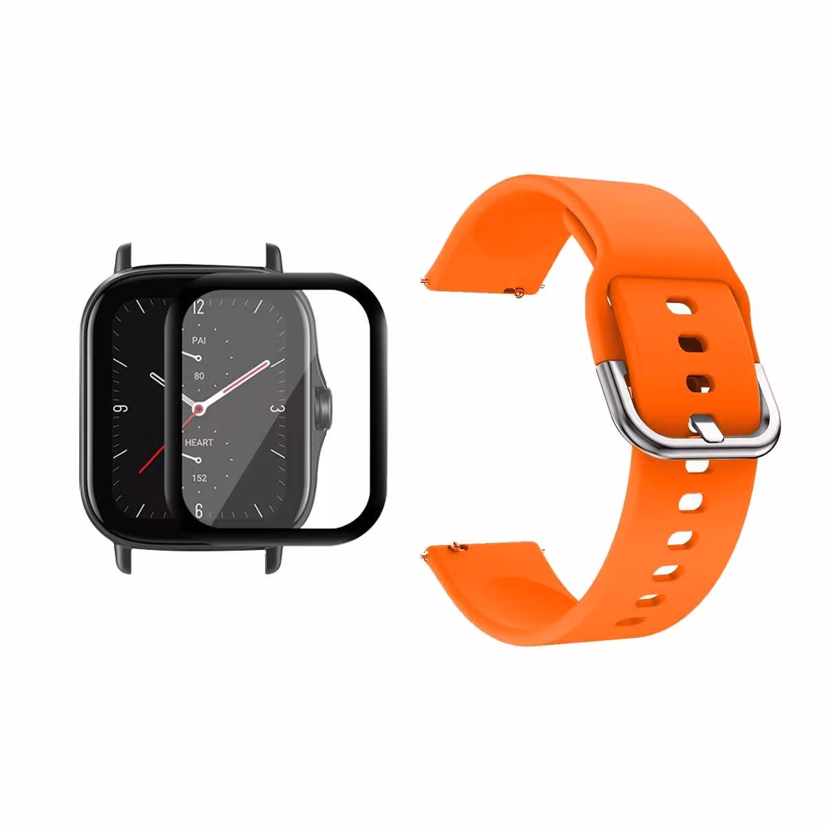 Kit Pulso Correa Y Vidrio Templado Nanoglass Protector Para Reloj Xiaomi Amazfit GTS 2E OPTIMUS TECHNOLOGY™ - 17