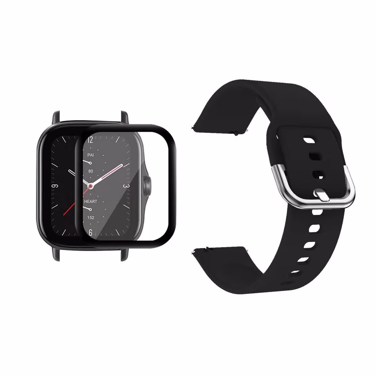Kit Pulso Correa Y Vidrio Templado Nanoglass Protector Para Reloj Xiaomi Amazfit GTS 2E OPTIMUS TECHNOLOGY™ - 21
