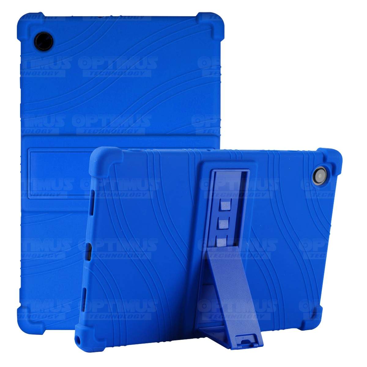 Estuche Case protector de goma Tablet Samsung Galaxy Tab A8 10.5 2021 - 2022 SM-x200, SM-x205 Anti golpes con soporte OPTIMUS TE