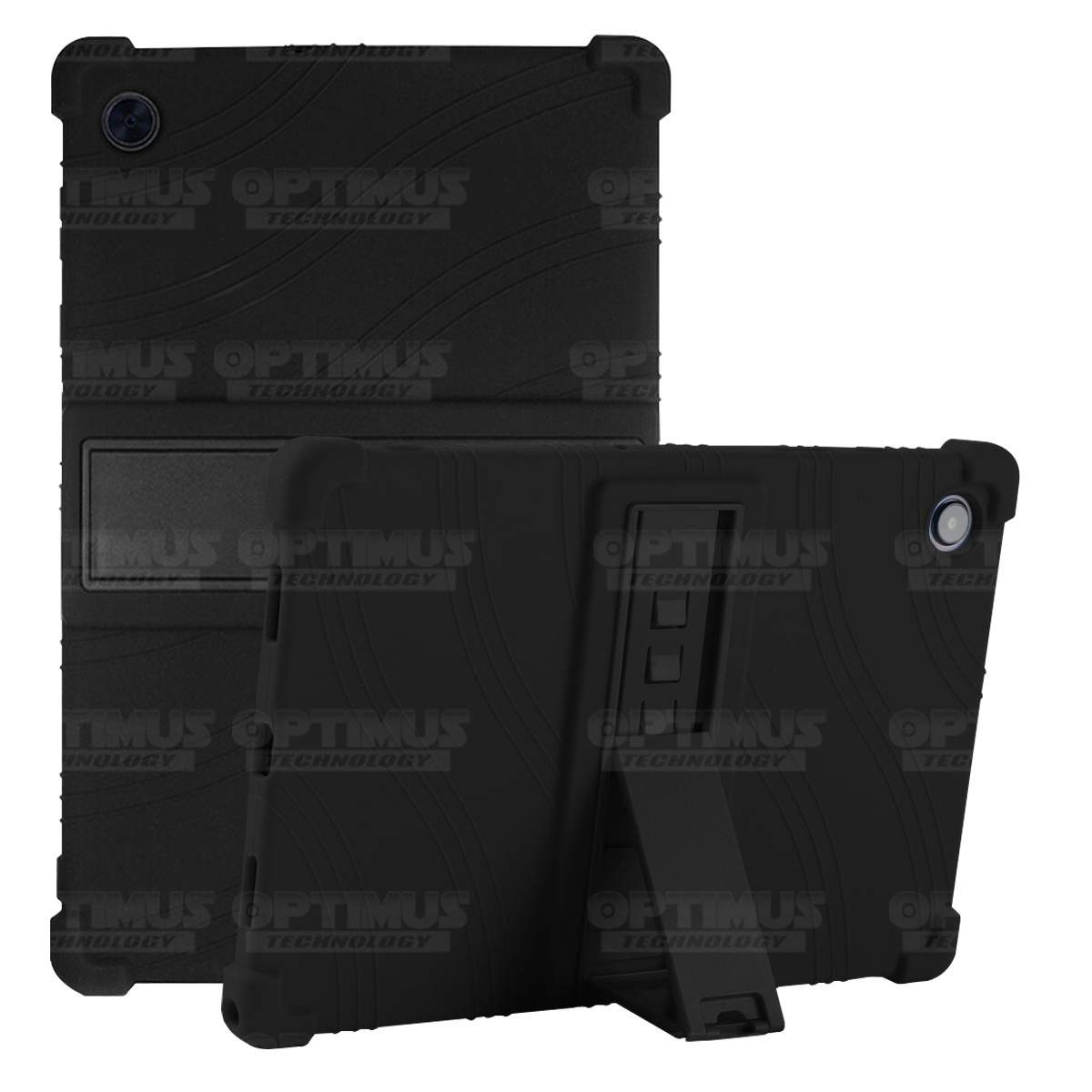 Estuche Case protector de goma Tablet Samsung Galaxy Tab A8 10.5 2021 - 2022 SM-x200, SM-x205 Anti golpes con soporte OPTIMUS TE