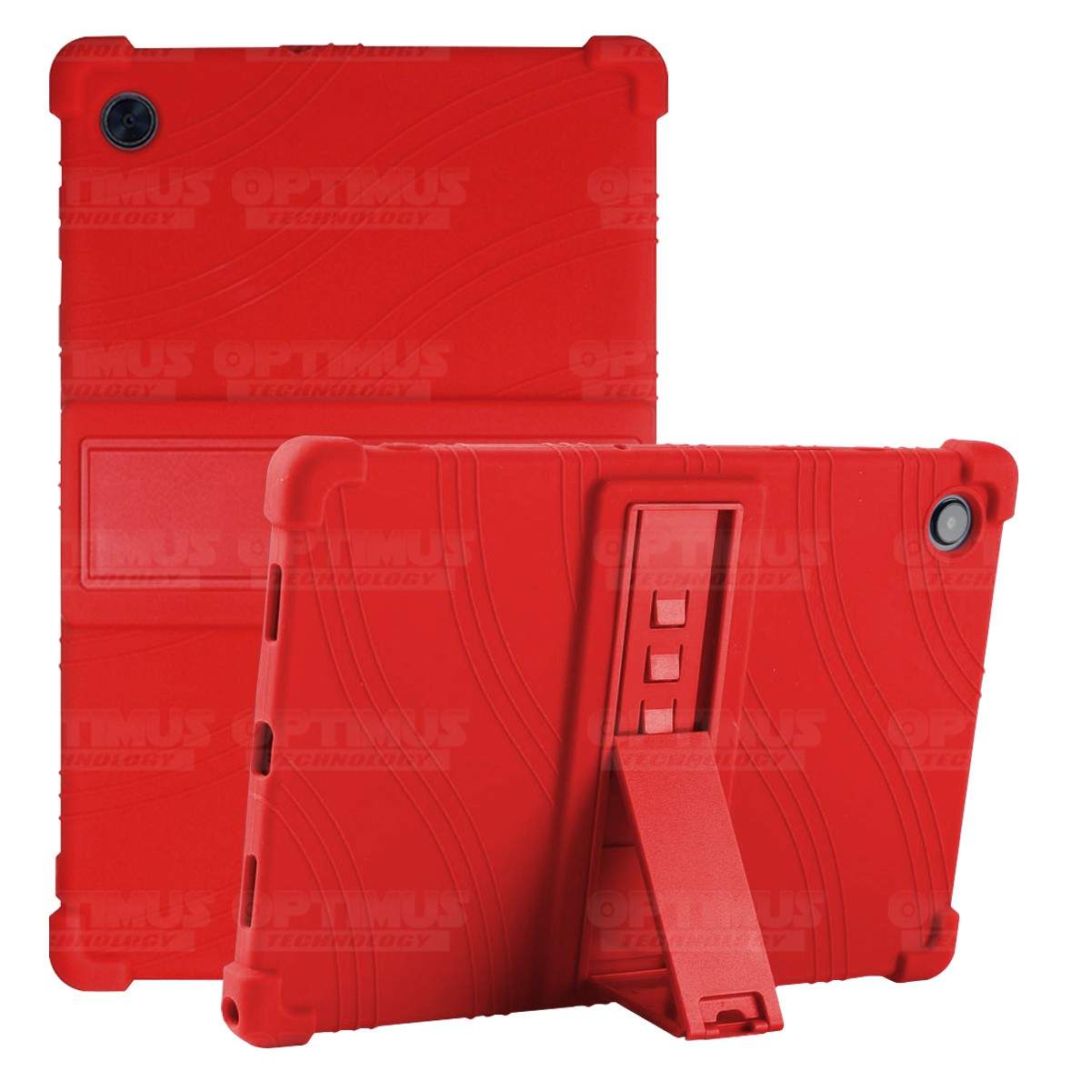 Estuche Case protector de goma Tablet Samsung Galaxy Tab A8 10.5 2021 - 2022 SM-x200, SM-x205 Anti golpes con soporte OPTIMUS TE