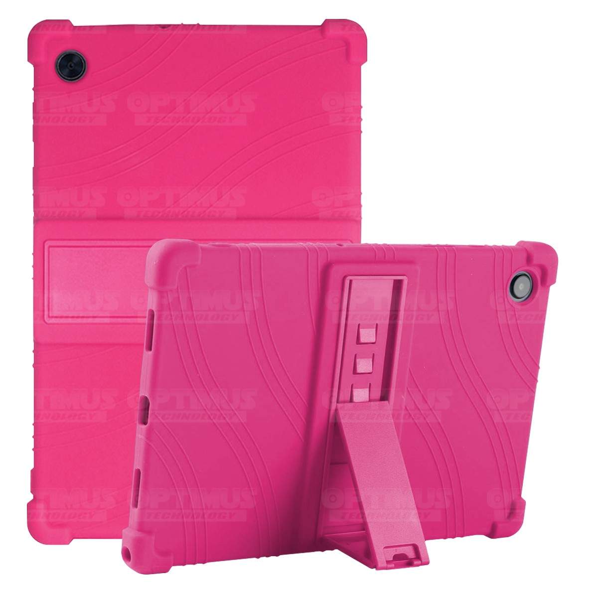 Estuche Case protector de goma Tablet Samsung Galaxy Tab A8 10.5 2021 - 2022 SM-x200, SM-x205 Anti golpes con soporte OPTIMUS TE
