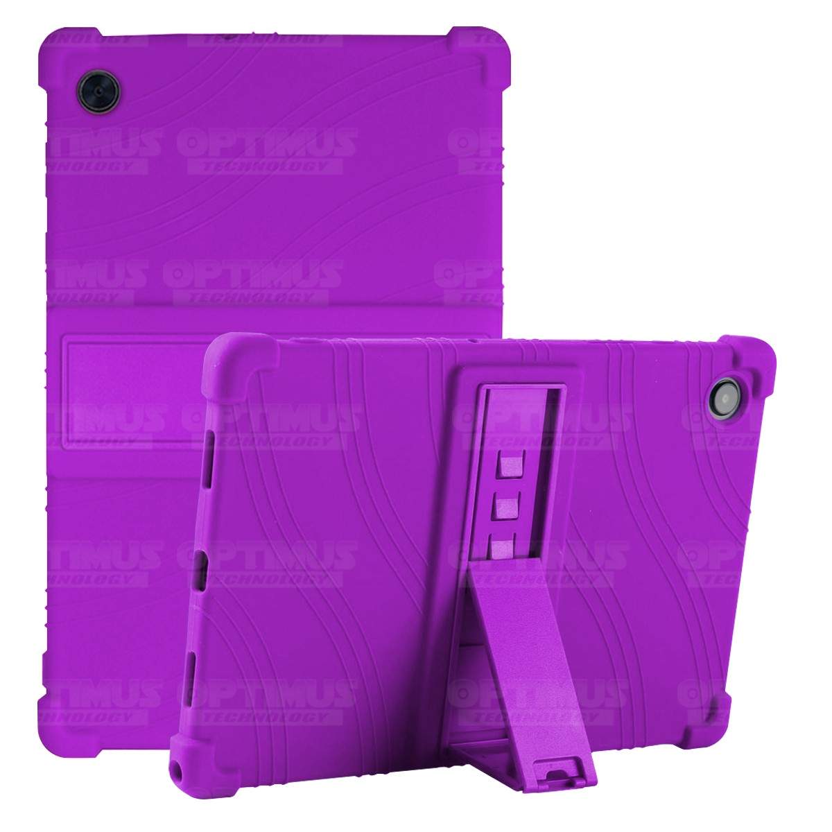 Estuche Case protector de goma Tablet Samsung Galaxy Tab A8 10.5 2021 - 2022 SM-x200, SM-x205 Anti golpes con soporte OPTIMUS TE
