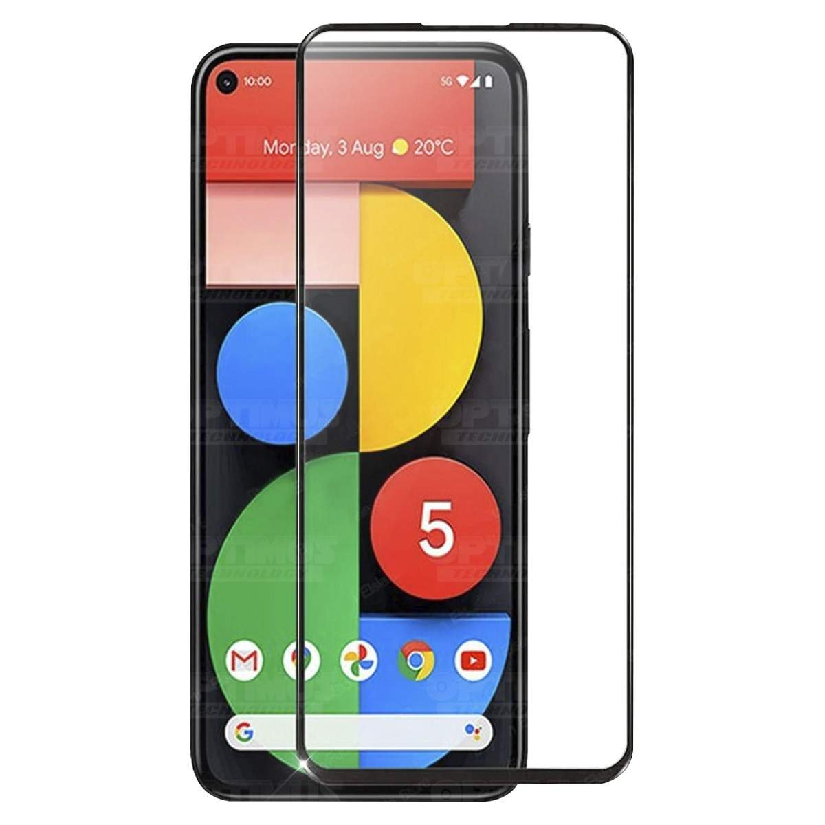 Vidrio Cristal Templado Protector Google Pixel 5 | OPTIMUS TECHNOLOGY™ | VTP-GG-PX-5 |