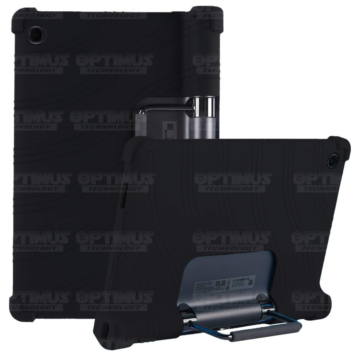 Estuche Case protector de goma Tablet Lenovo Yoga Tab 11 2021 YT-J706F Anti golpes con soporte OPTIMUS TECHNOLOGY™ - 4
