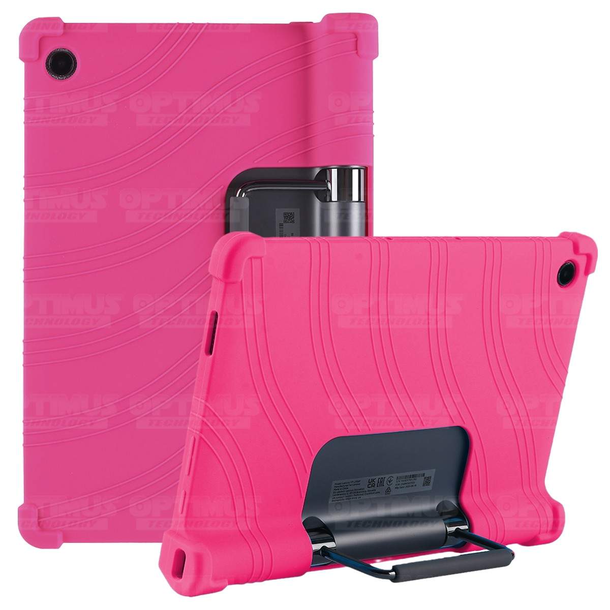 Estuche Case protector de goma Tablet Lenovo Yoga Tab 11 2021 YT-J706F Anti golpes con soporte OPTIMUS TECHNOLOGY™ - 13