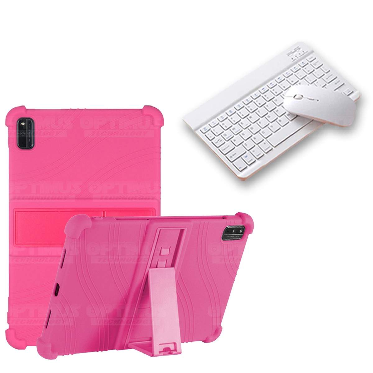 Kit Case Forro Protector Antigolpes + Teclado y Mouse Bluetooth Tablet Xiaomi Mi Pad 5 OPTIMUS TECHNOLOGY™ - 25