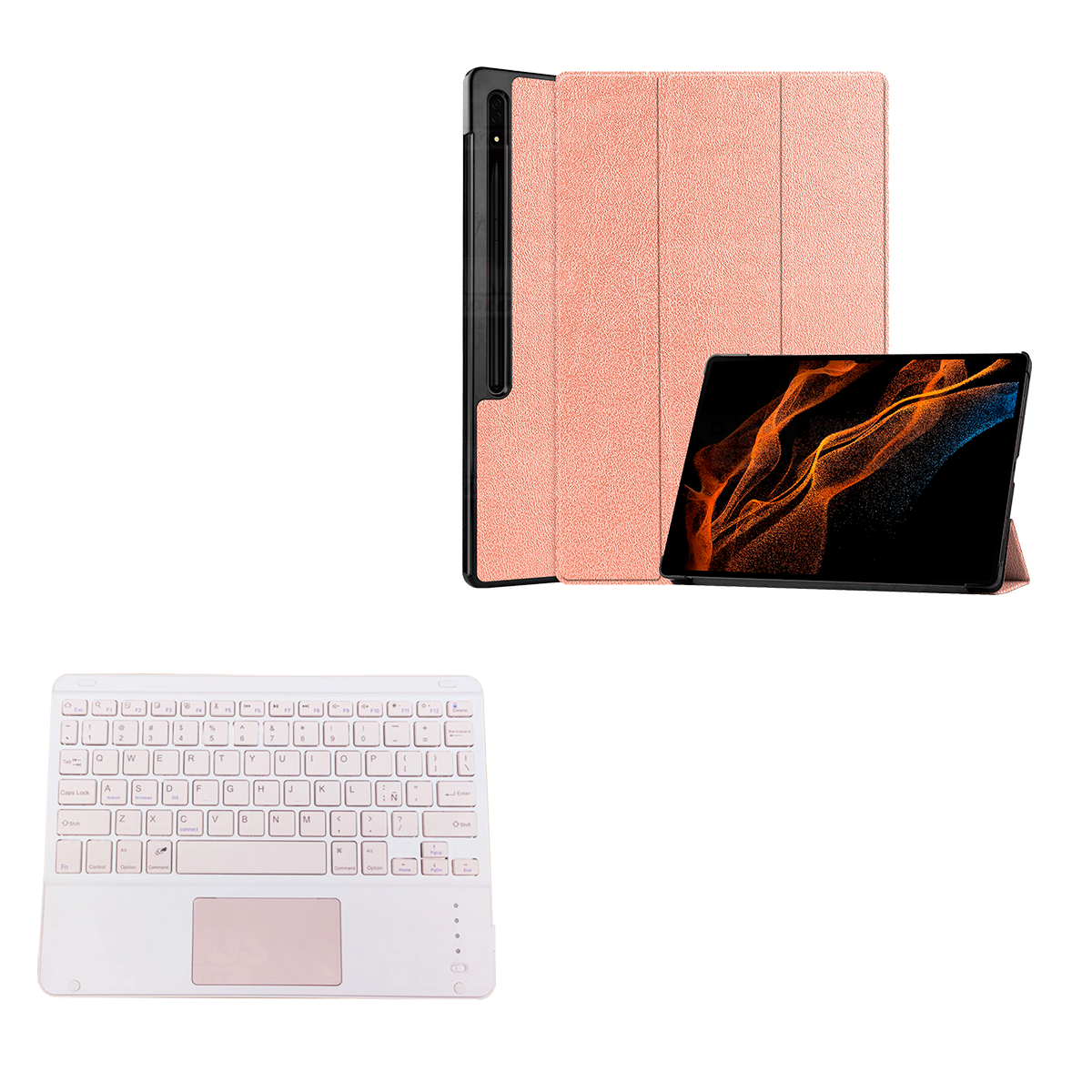 Estuche tapa + Teclado Mouse Touchpad para Galaxy Samsung Tablet S8 11 Pulgadas | OPTIMUS TECHNOLOGY™ | SGS811-400 |
