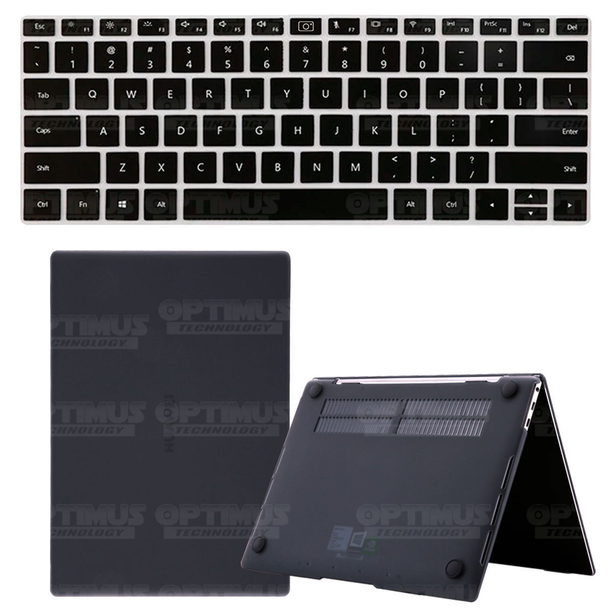 Kit Carcasa Protector Y Funda Suave Protectora de Teclado Para Huawei Matebook D15