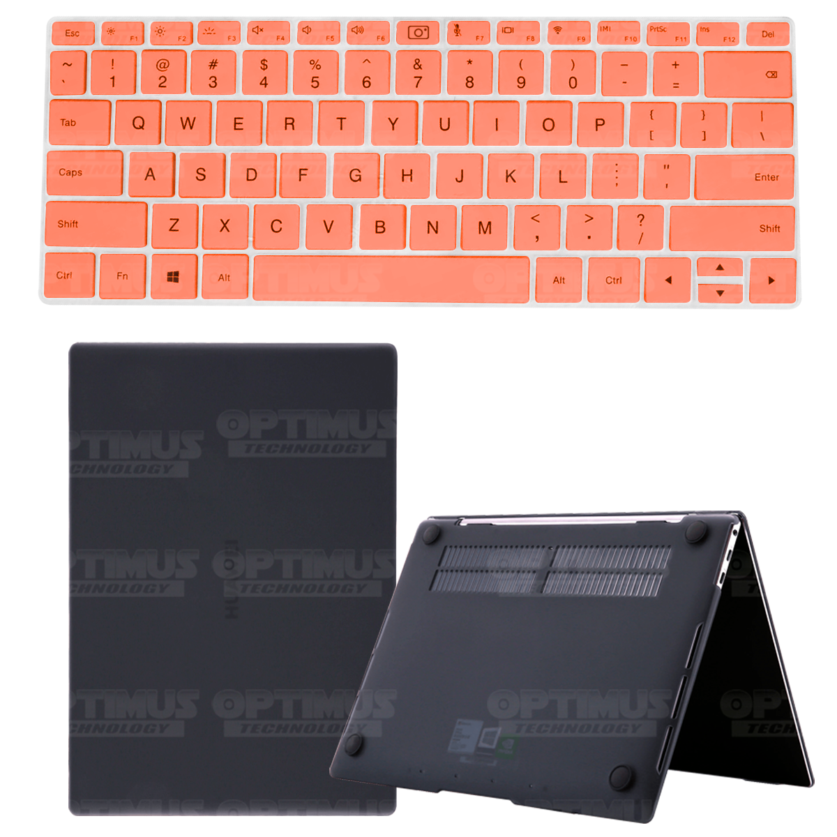 Kit Carcasa Protector Y Funda Suave Protectora de Teclado Para Huawei Matebook 14