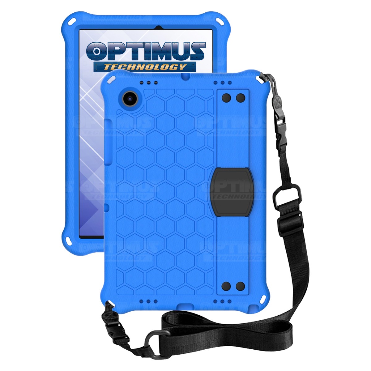 Estuche Protector con Correa Desmontable Tablet Samsung Galaxy Tab A8 10.5 2021 - 2022 SM-x200 SM-x205 Anti golpes con soporte