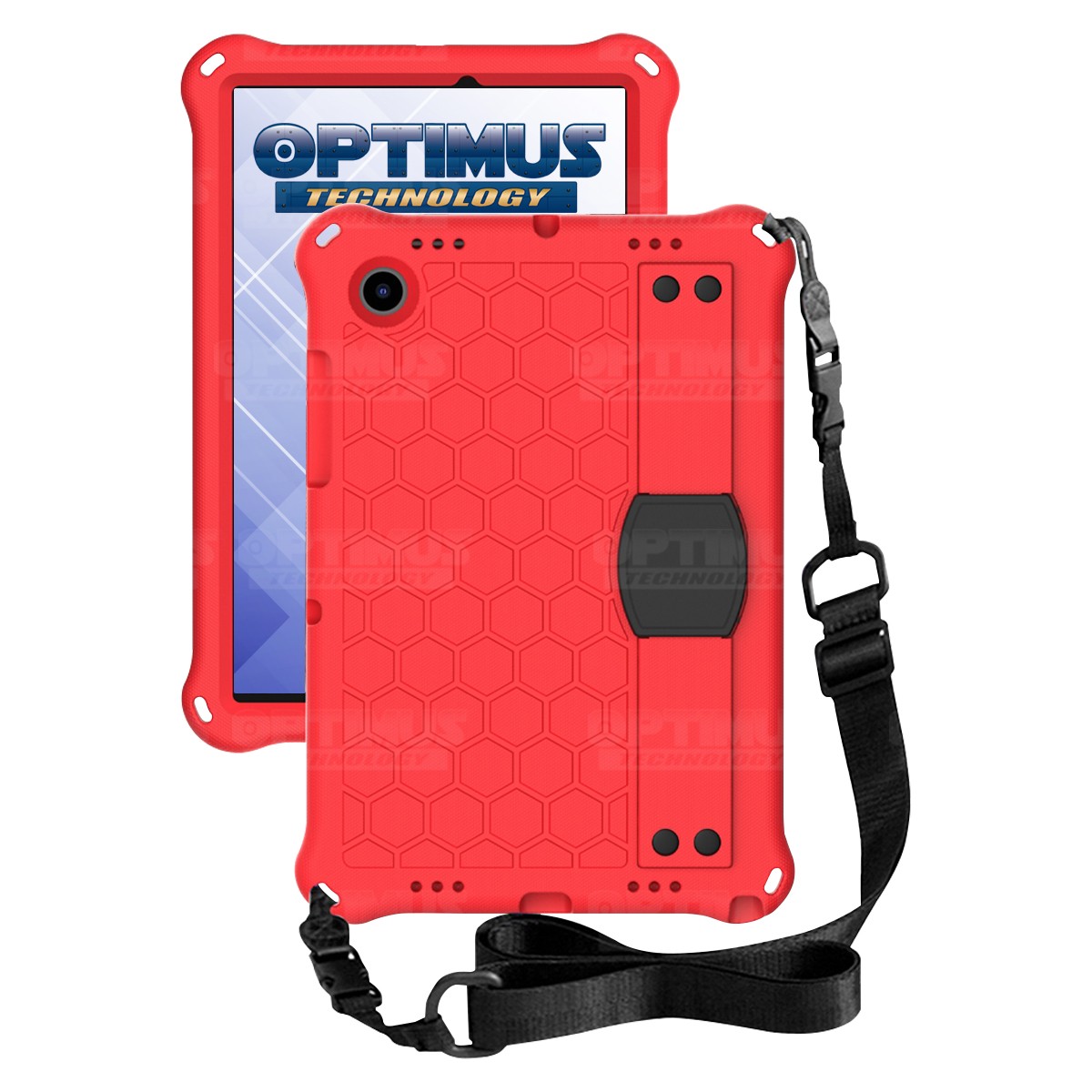 Estuche Protector con Correa Desmontable Tablet Samsung Galaxy Tab A8 10.5 2021 - 2022 SM-x200 SM-x205 Anti golpes con soporte