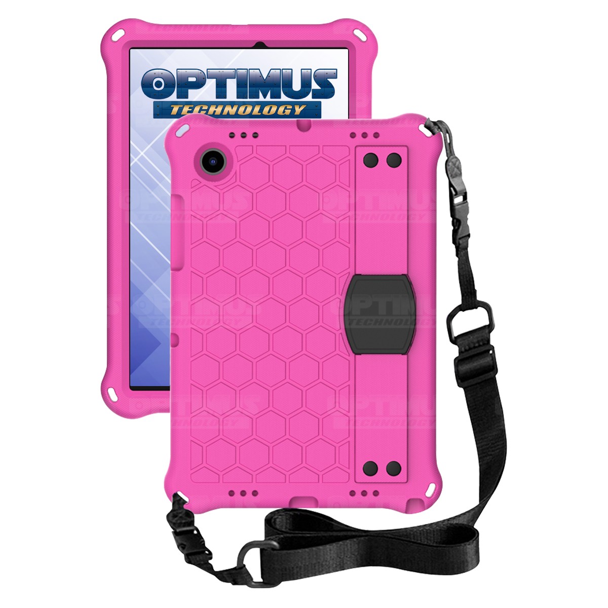 Estuche Protector con Correa Desmontable Tablet Samsung Galaxy Tab A8 10.5 2021 - 2022 SM-x200 SM-x205 Anti golpes con soporte