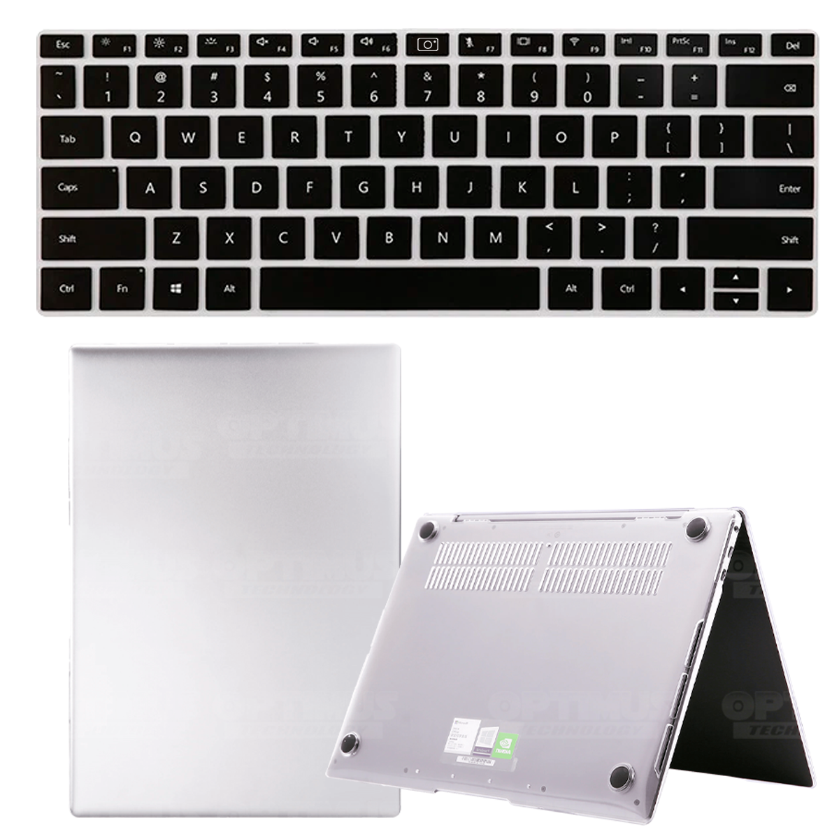 Kit Carcasa Protector Y Funda Suave Protectora de Teclado Para Huawei Matebook X Pro