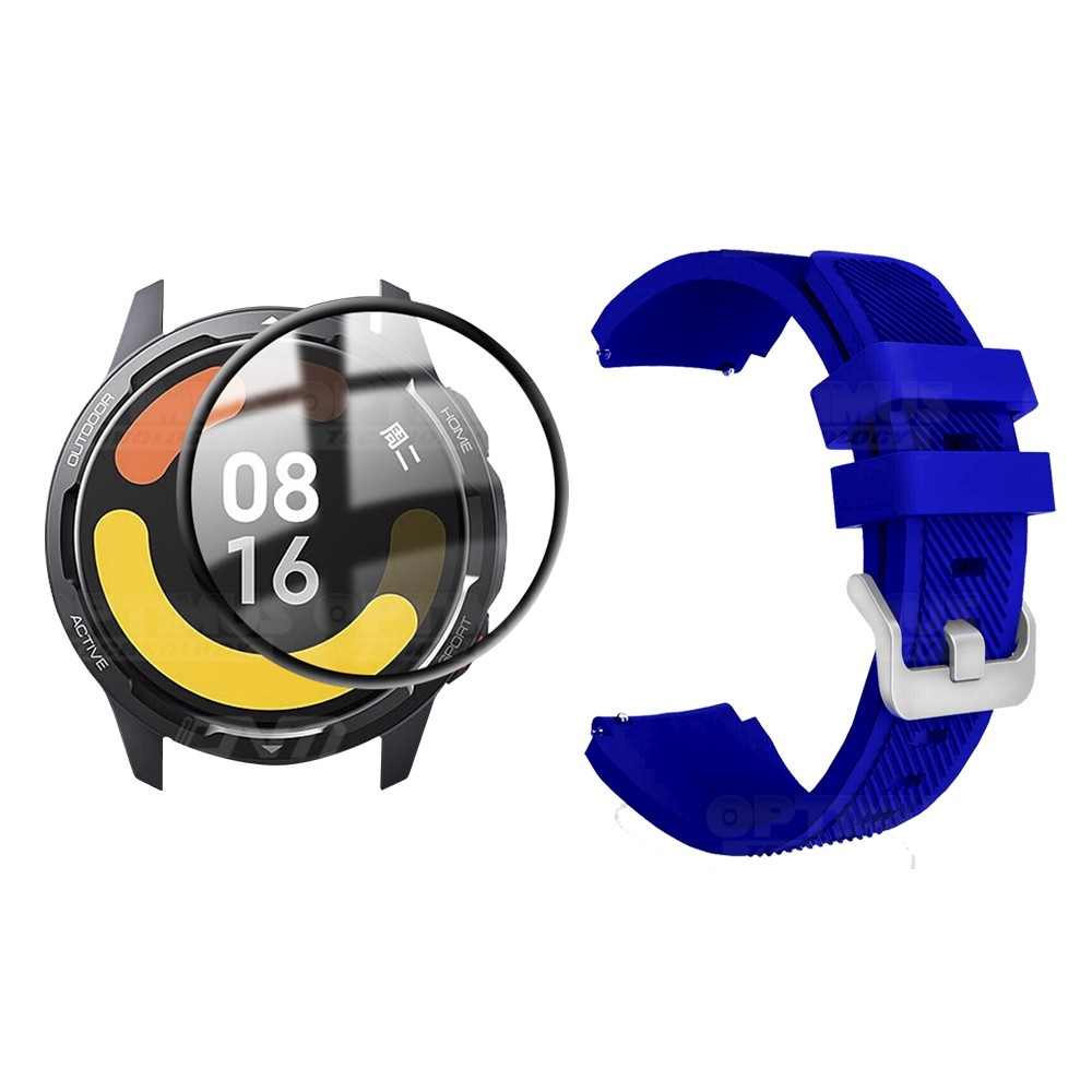 Vidrio Templado Nanoglass Y Pulso Correa Smartwatch Reloj Inteligente Xiaomi Watch S1 Active GL