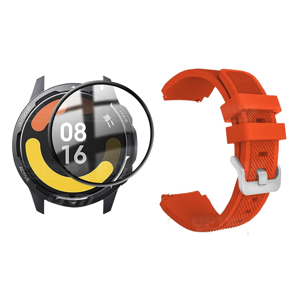 Vidrio Templado Nanoglass Y Pulso Correa Smartwatch Reloj Inteligente Xiaomi Watch S1 Active GL