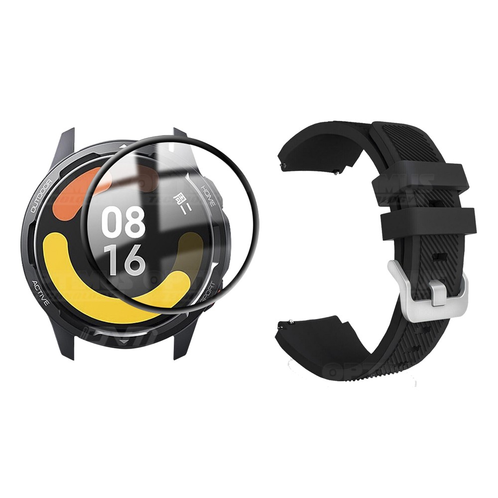 Vidrio Templado Nanoglass Y Pulso Correa Smartwatch Reloj Inteligente Xiaomi Watch S1 Active GL