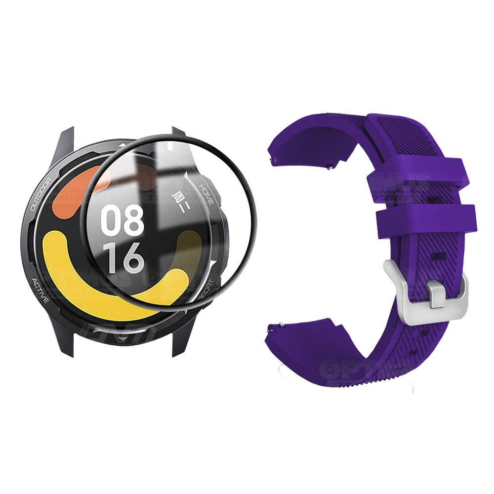 Vidrio Templado Nanoglass Y Pulso Correa Smartwatch Reloj Inteligente Xiaomi Watch S1 Active GL