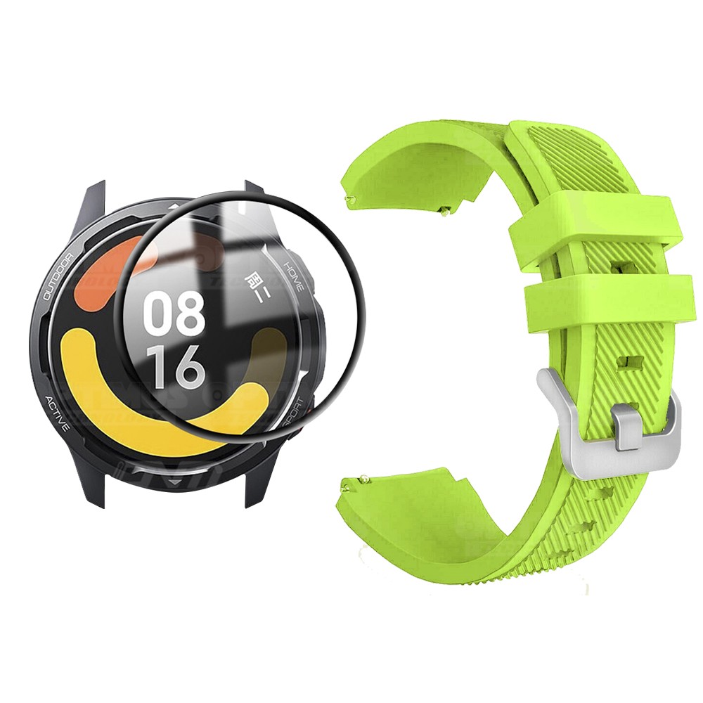 Vidrio Templado Nanoglass Y Pulso Correa Smartwatch Reloj Inteligente Xiaomi Watch S1 Active GL