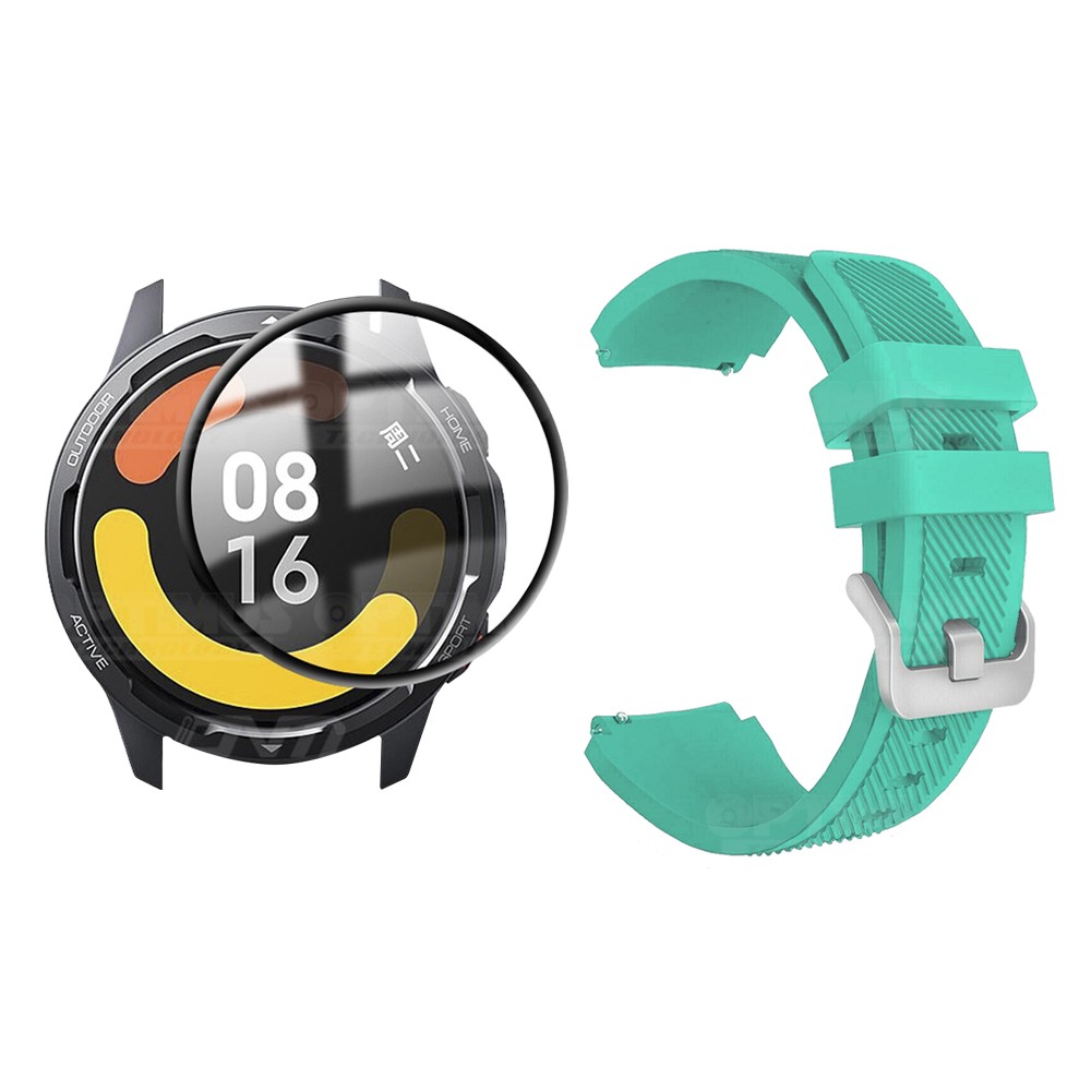 Vidrio Templado Nanoglass Y Pulso Correa Smartwatch Reloj Inteligente Xiaomi Watch S1 Active GL