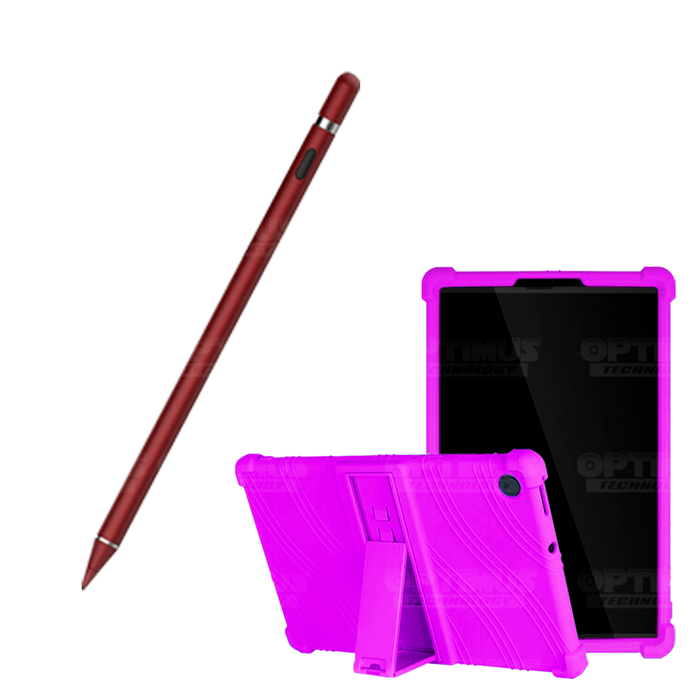 Combo Estuche Protector de goma antigolpes Y Lápiz Óptico Digital Stylus Pen para Tablet Lenovo Tab M10 HD TB-X306