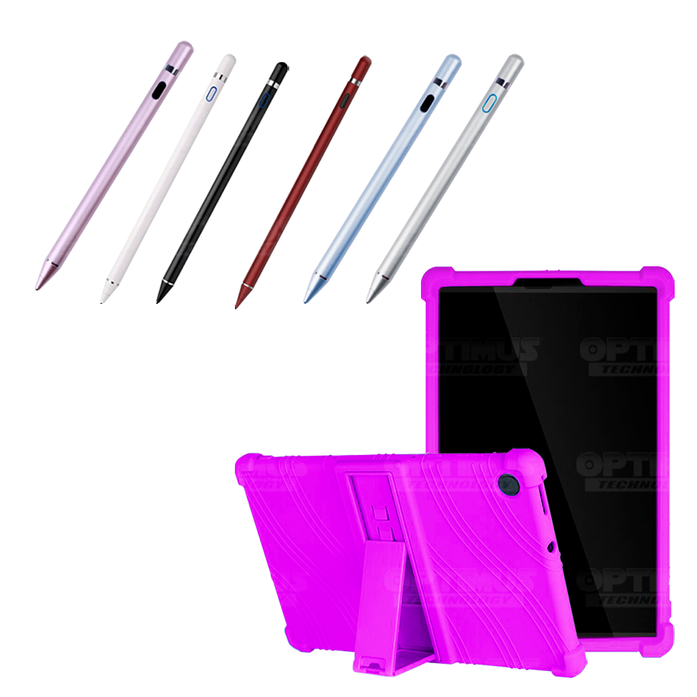 Combo Estuche Protector de goma antigolpes Y Lápiz Óptico Digital Stylus Pen para Tablet Lenovo Tab M10 HD TB-X306