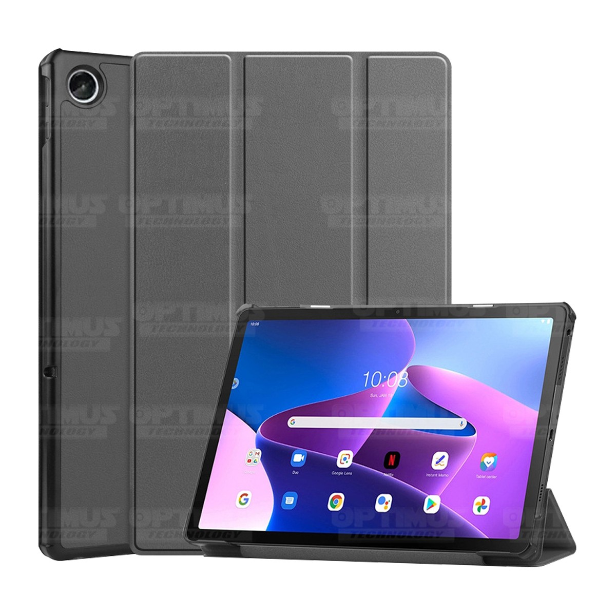 Estuche Case Forro Protector Con Tapa Tablet Lenovo Tab M10 Plus 3era Gen 10.6 2022 TB-125FU / TB-128F